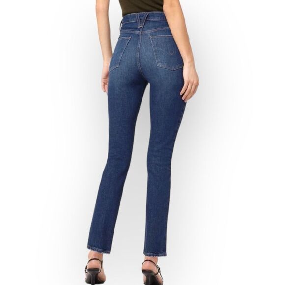 HUDSON NWT Women’s Harlow Ultra High-Rise Cigarette Ankle Jean size 28 mom jeans - Picture 5 of 10